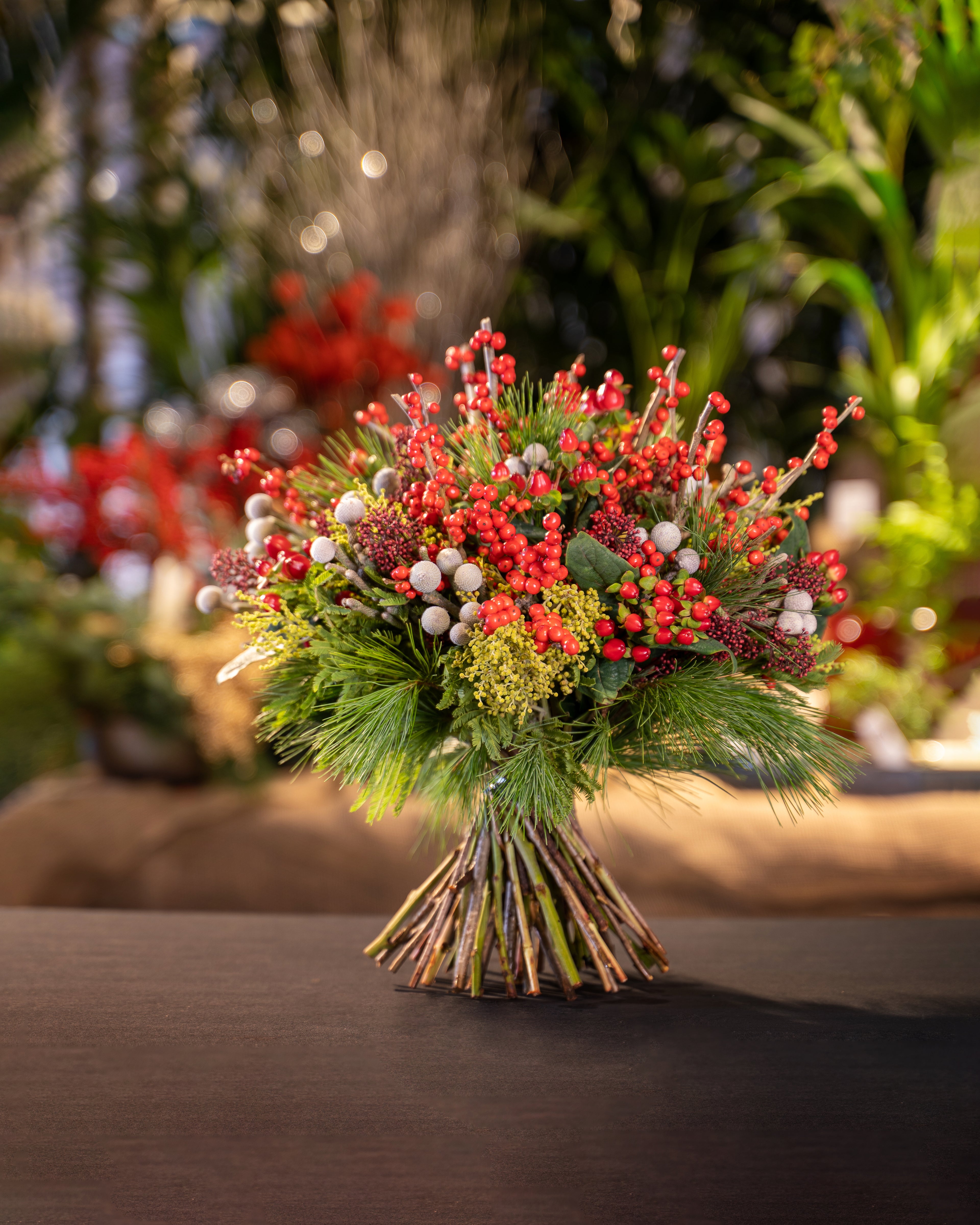 Classic Christmas Hand-Tied Bouquet