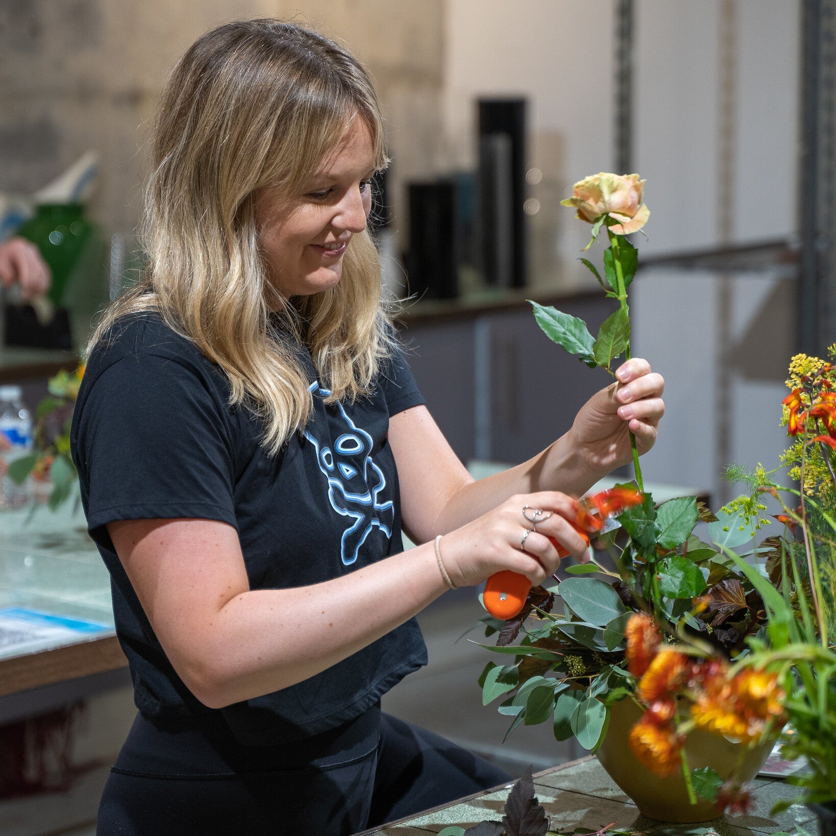 A Floral Workshop for Enhancing Mood