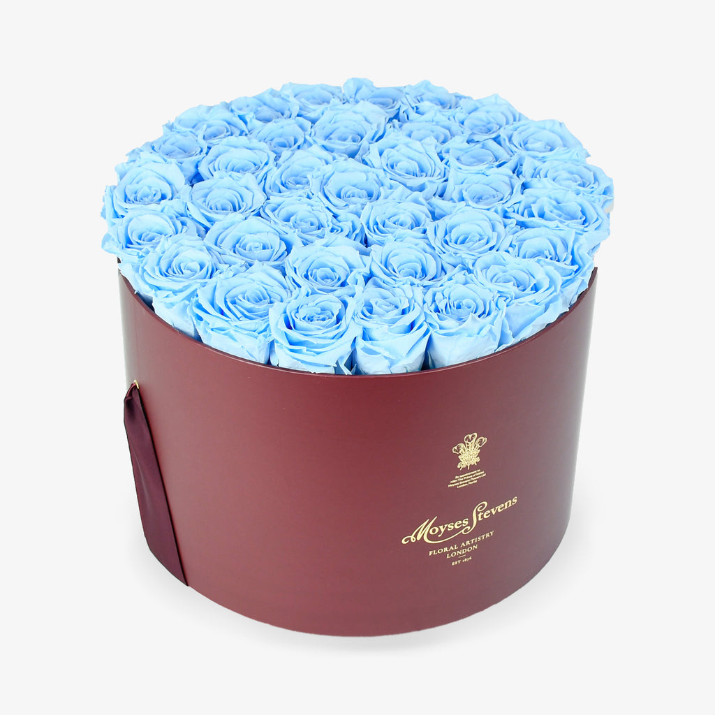 Blue Rose Hatbox