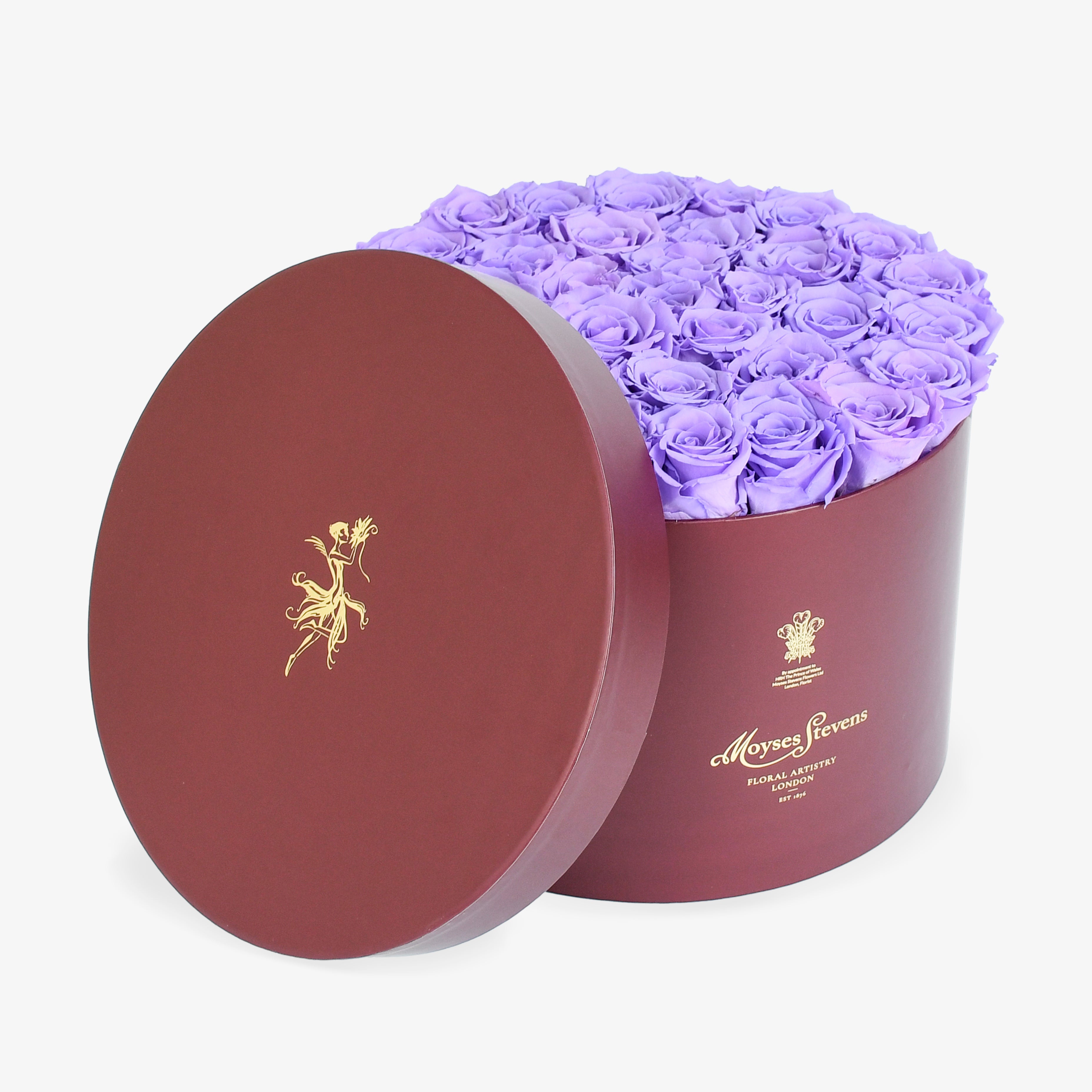 Purple Rose Hatbox