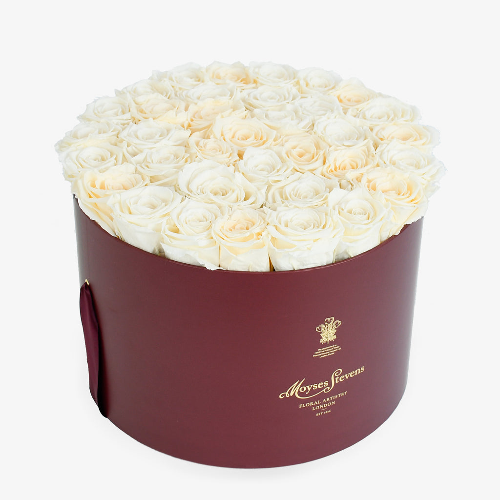 Cream Rose Hatbox