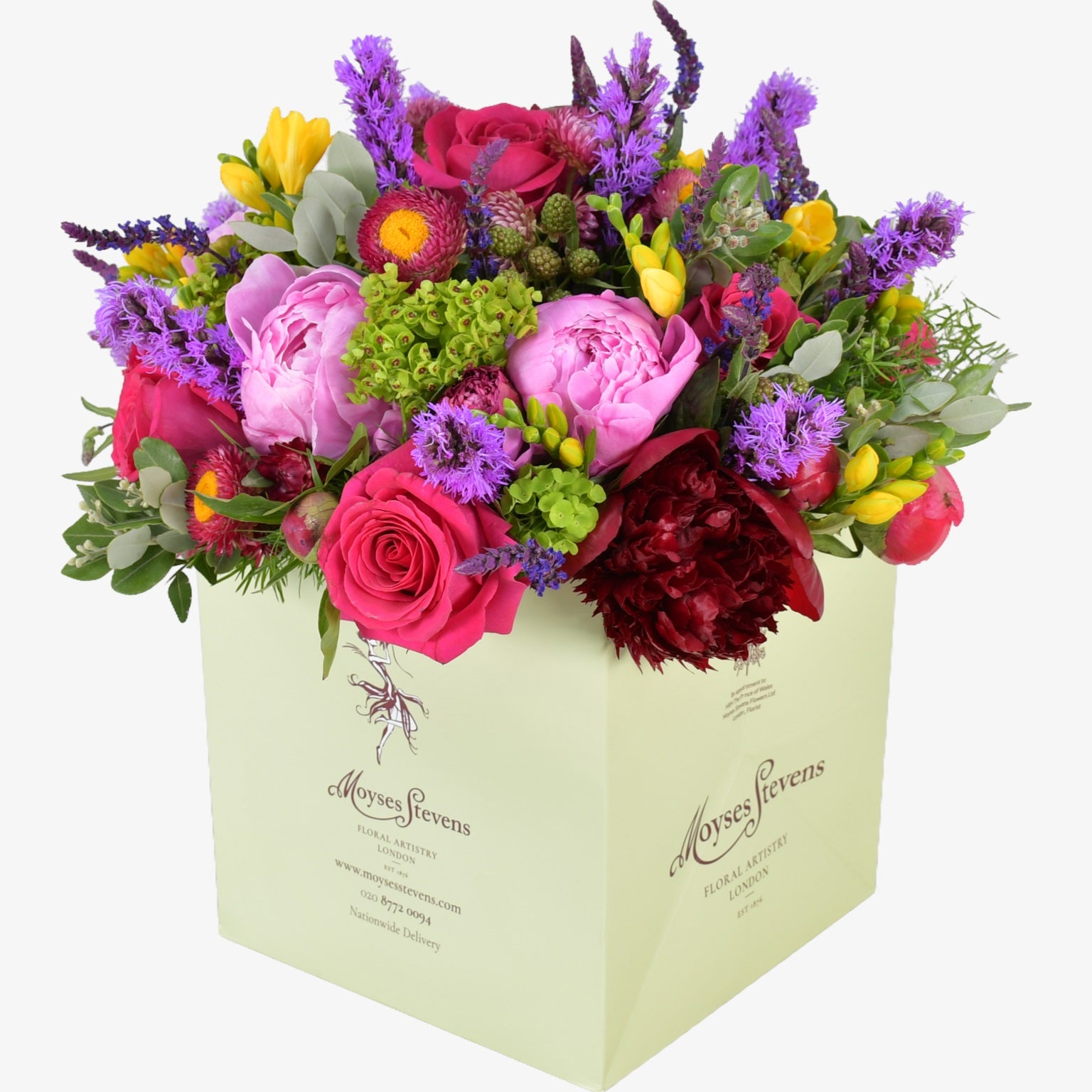 Peonies & Liatris