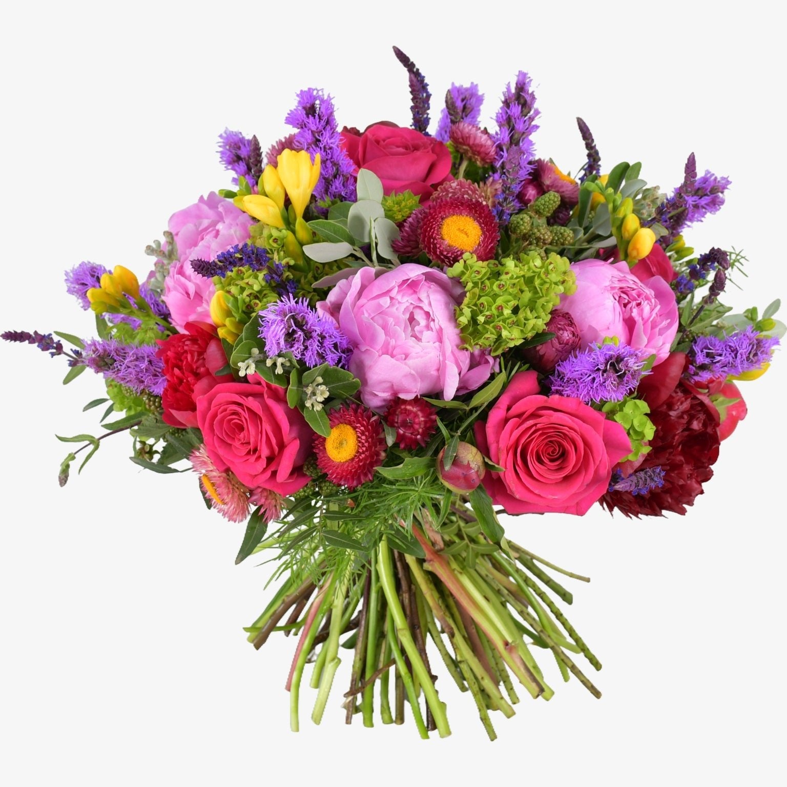 Peonies & Liatris