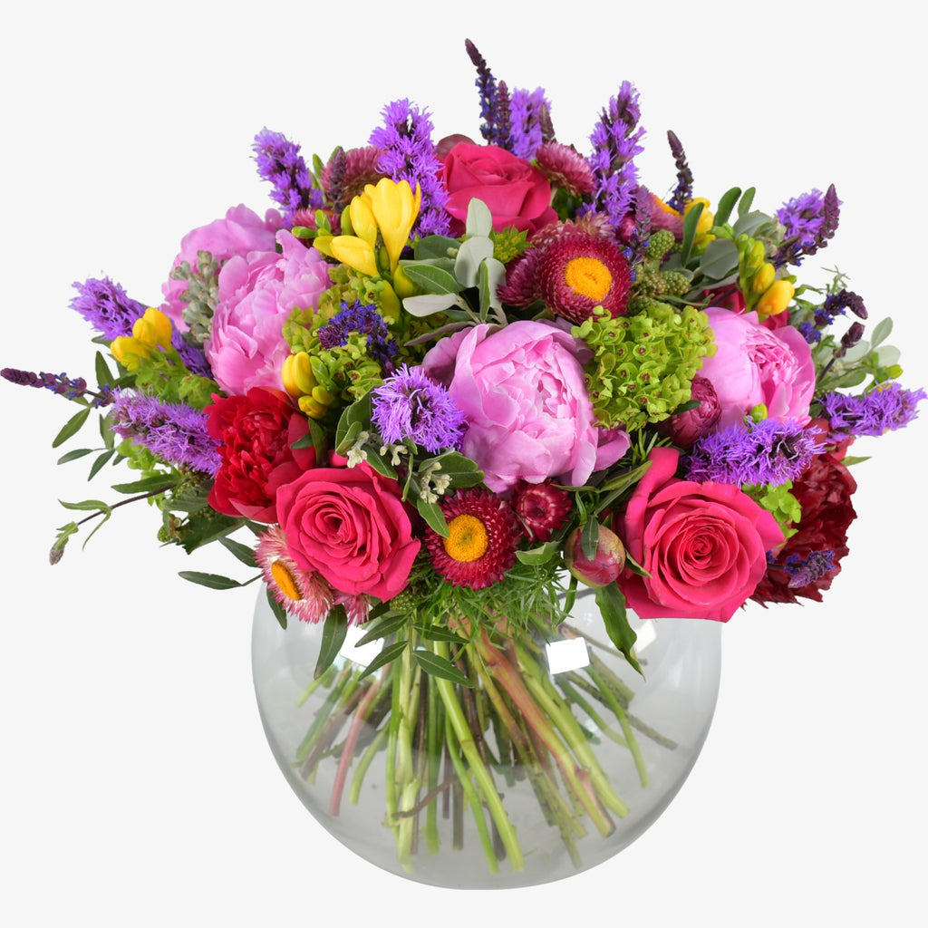 Peonies & Liatris