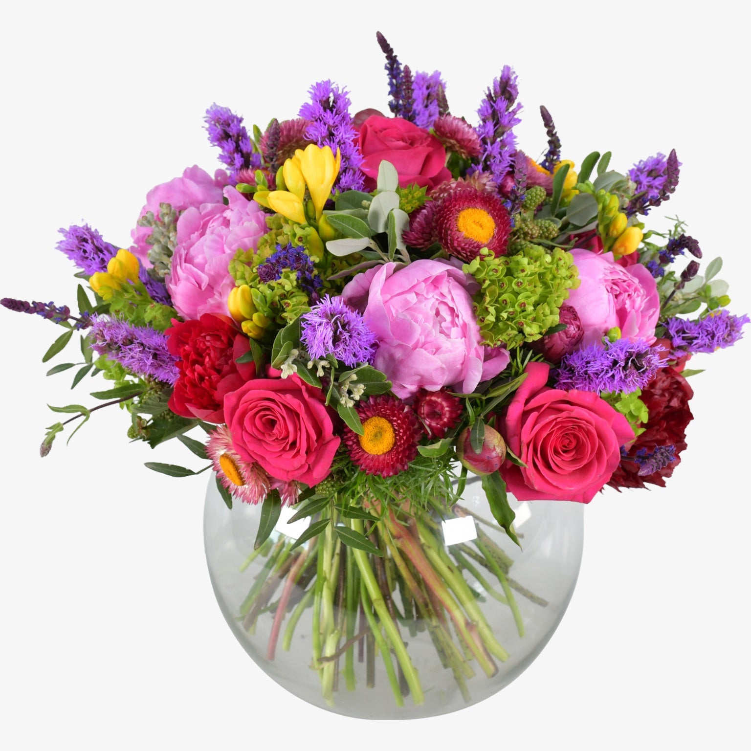 Peonies & Liatris